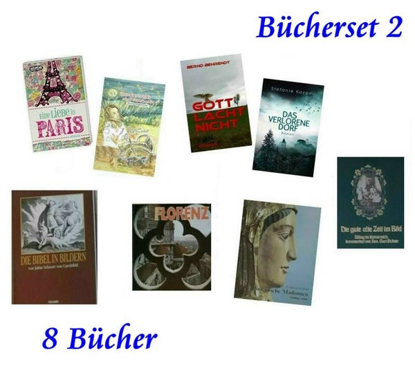 Bücherset 2 = 8 Rezensionsbücher