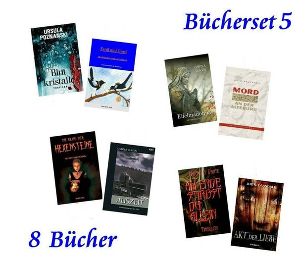 Bücherset 5 = 8 Rezensionsbücher
