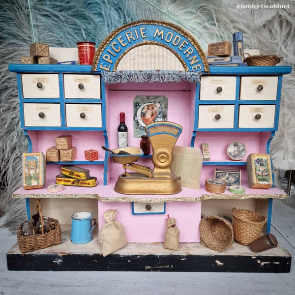 Antique French Epicerie Store Doll