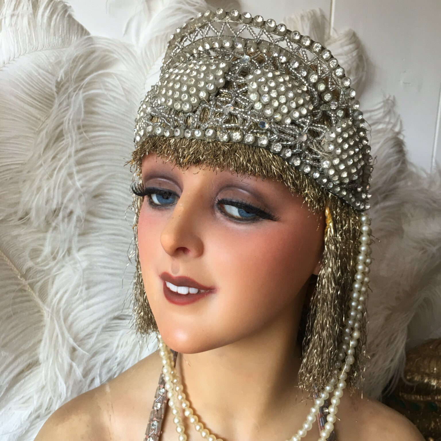 1920s Rginestone Stage Headdress