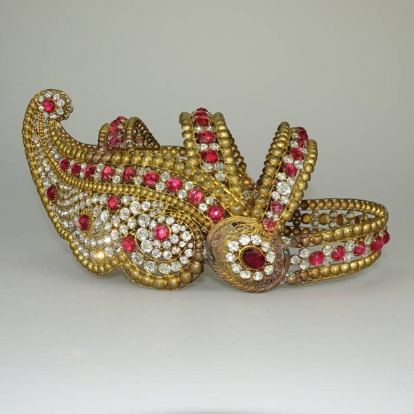 1920s Mata Hari Stage Set Headdress with Bra