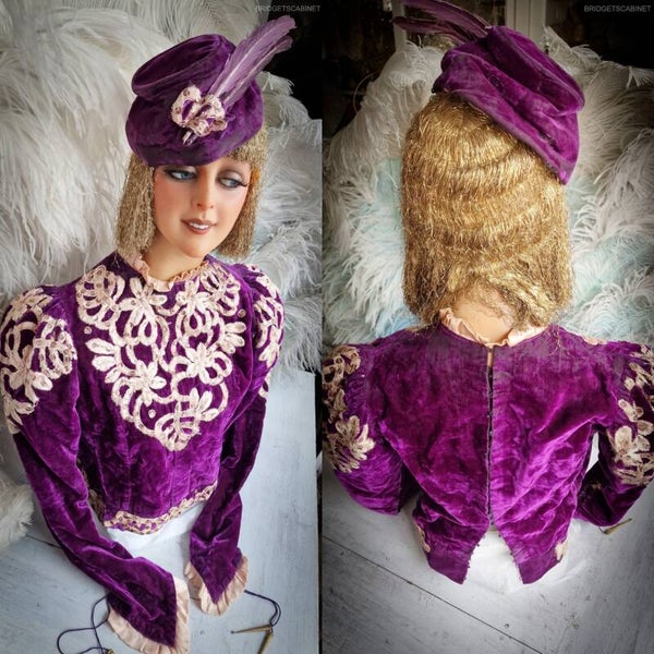 Victorian Stage Costume Bodice Hat