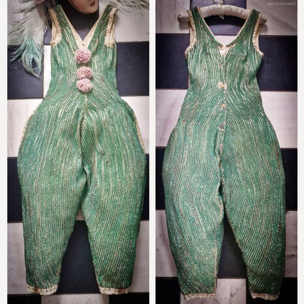 Very Rare Antique Clown Costume Stage