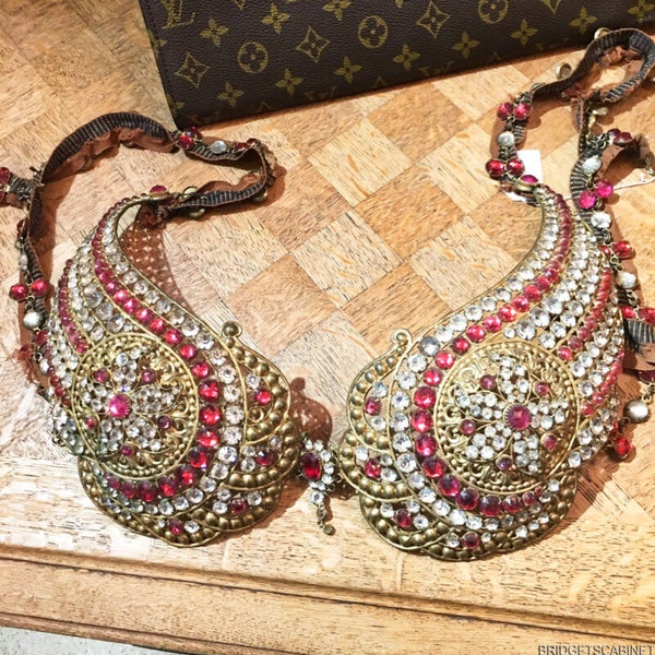 1920s Mata Hari Stage Bra with Matching Headdress