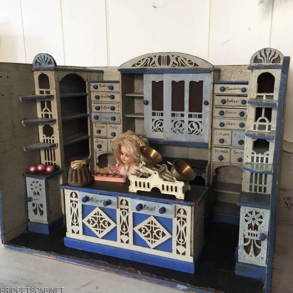 Antique German Large Doll Shop