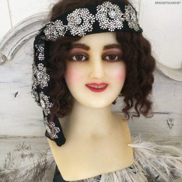 1920s French Wax Girl Bust