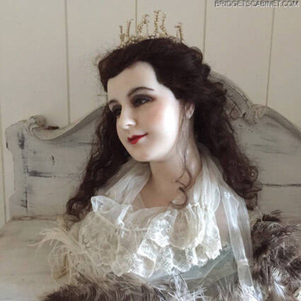1900 Wax Mannequin Bust Part
