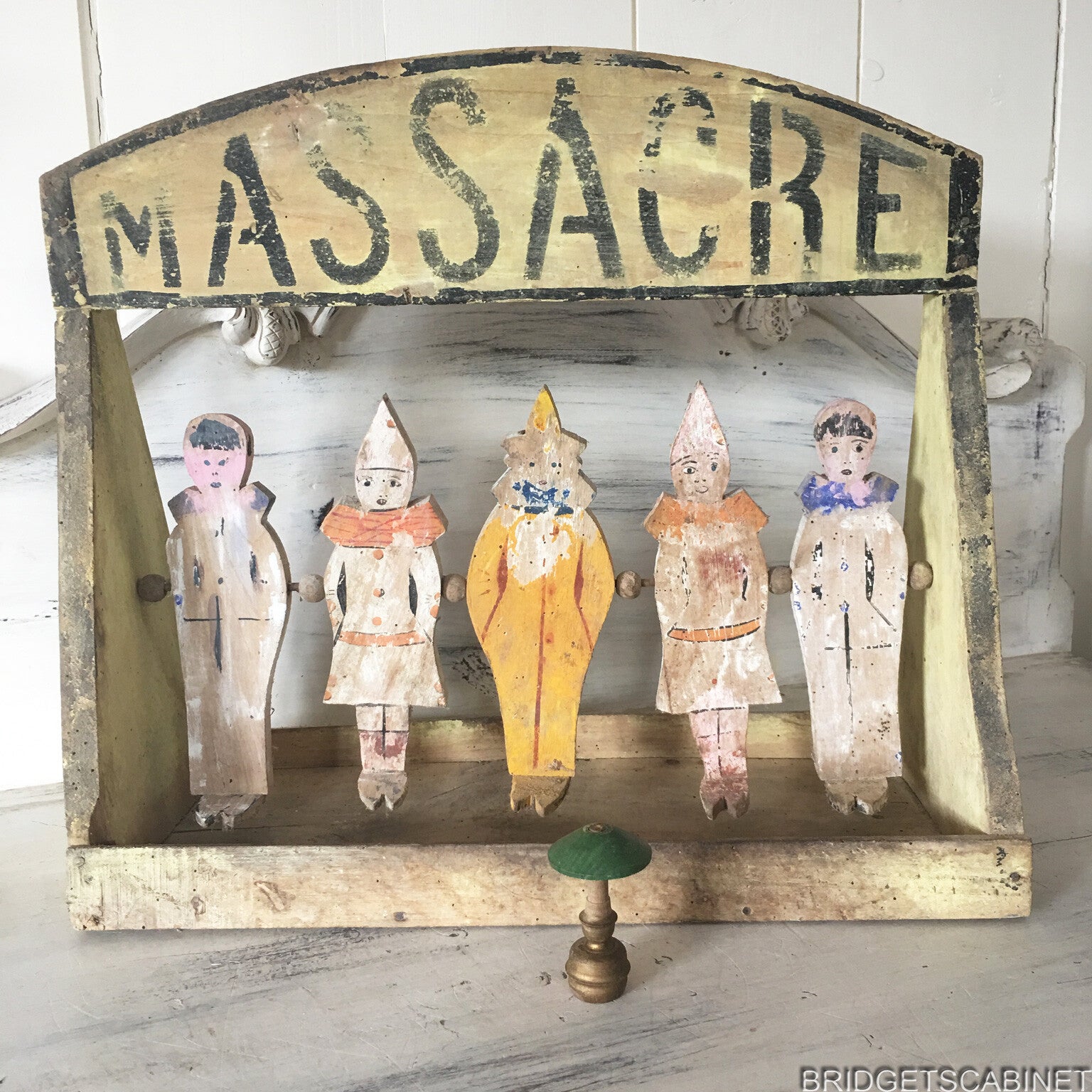 1900s French Jeu de Massacre Game Toy