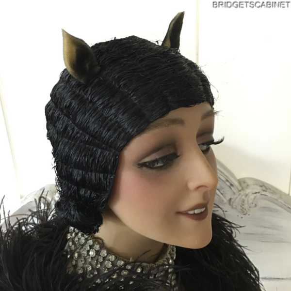 1920s Flapper Wig with Ears