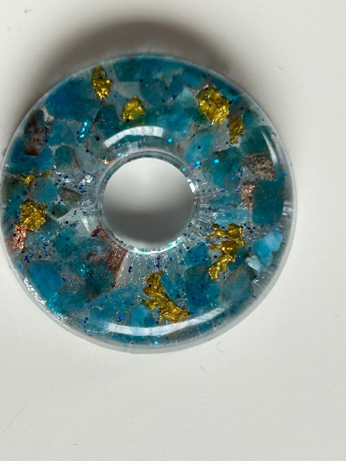 Orgonit Donut Mini * Aqua Clarity -3,5 cm