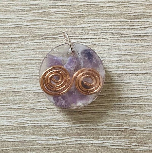 Orgonit Anhänger *Lila/Simply S - 2cm