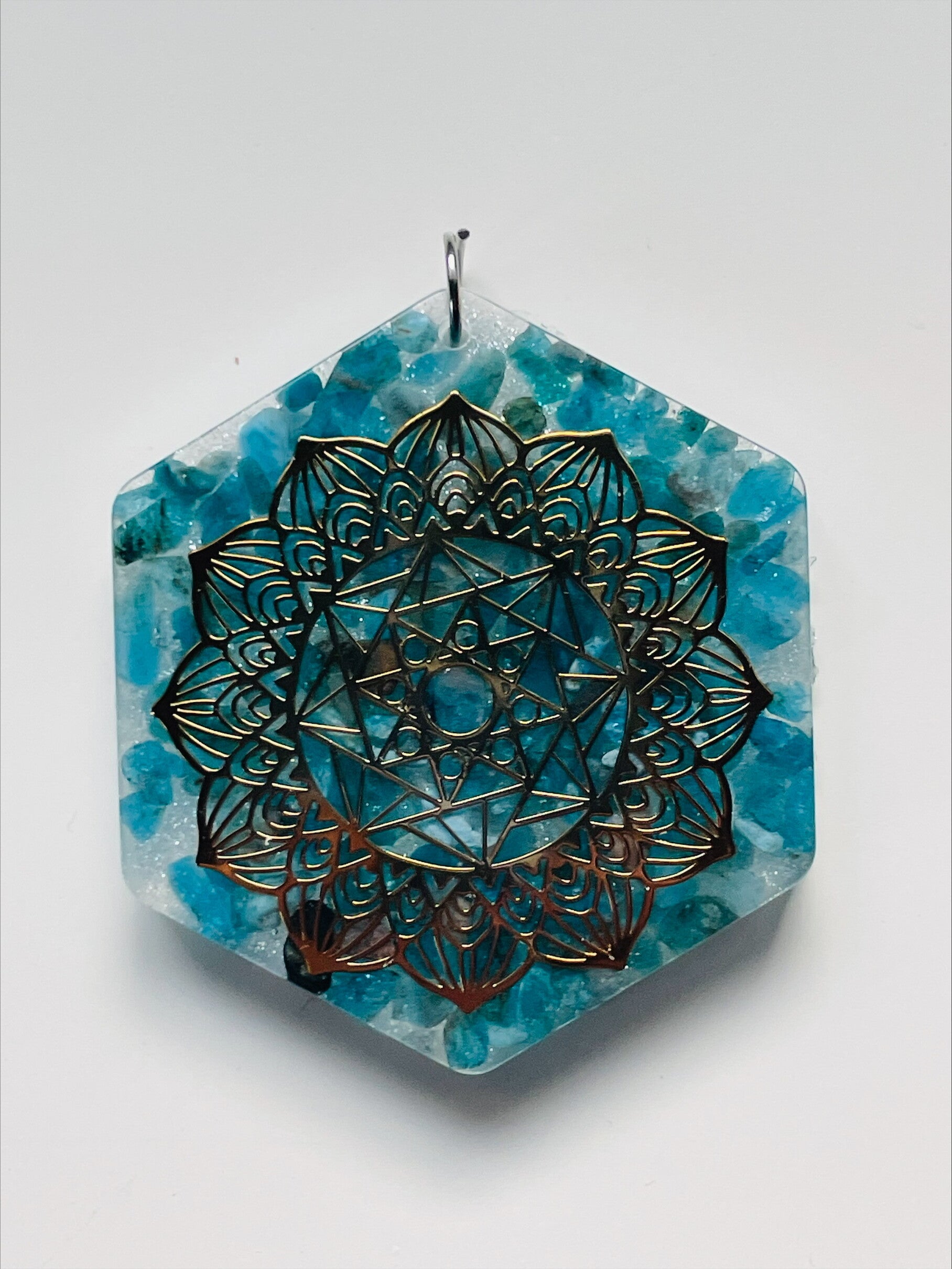 Orgonit Anhänger * Aqua Serenity - 4,5 cm