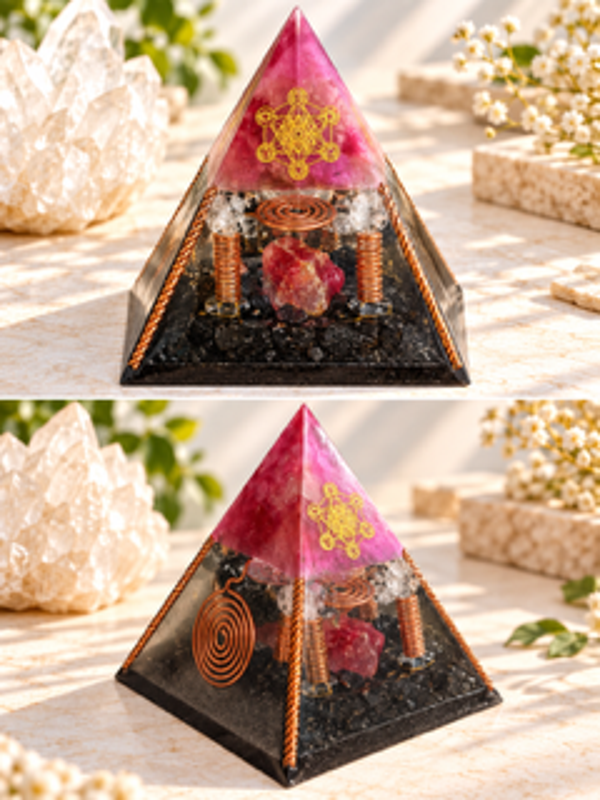 Orgonit Pyramide* Metatron Ruby Core