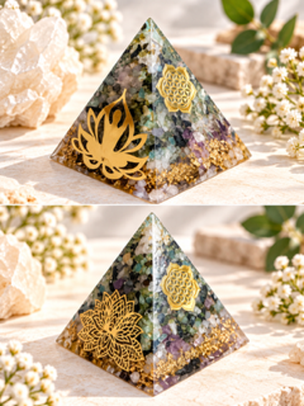 Orgonit Pyramide* Sacred Lotus