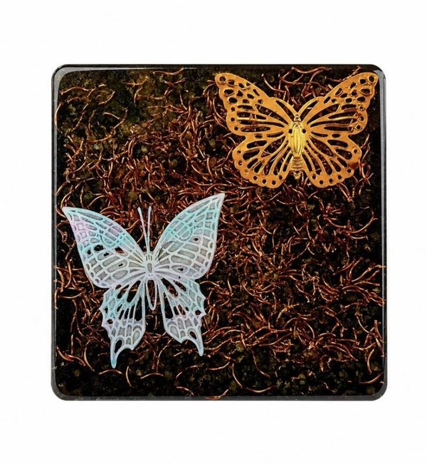 Orgonit Untersetzer * Twin Wings