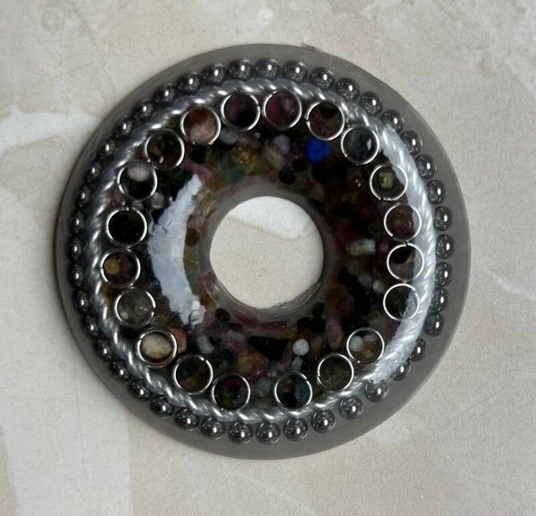 Orgonit Donut *Black/Silver 2