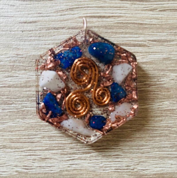Orgonit Anhänger *Blau - 3,5cm