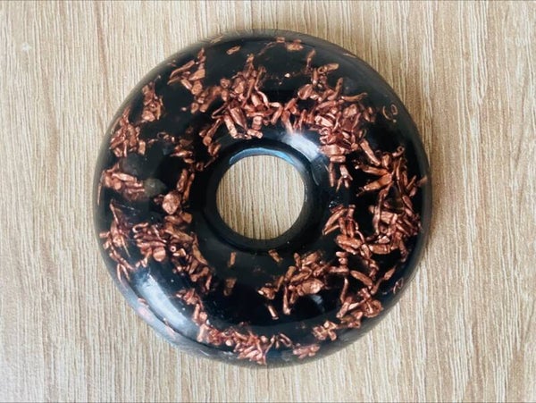 Orgonit Donut Black/Kupfer