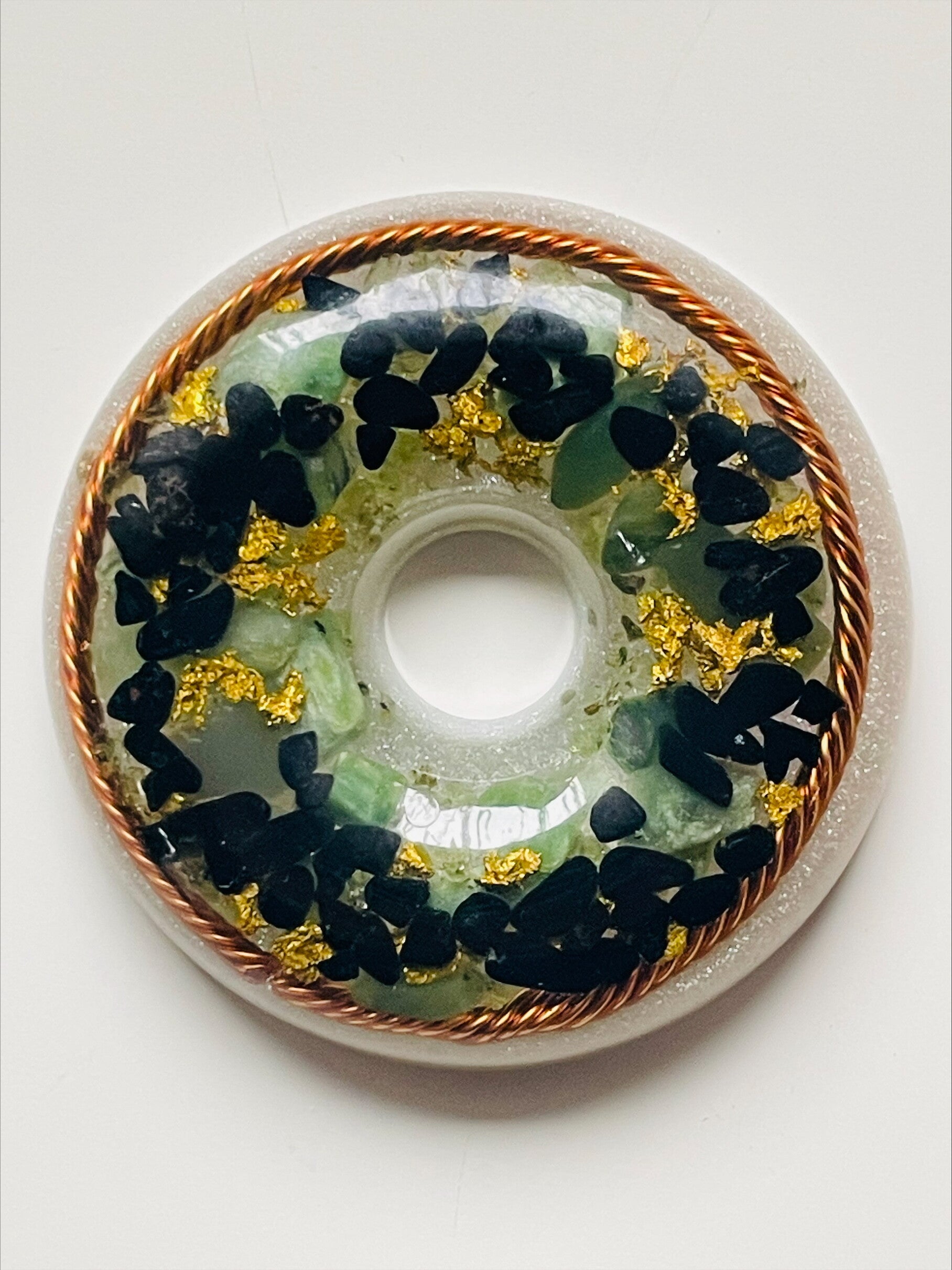 Orgonit Donut "Obsidian Shield