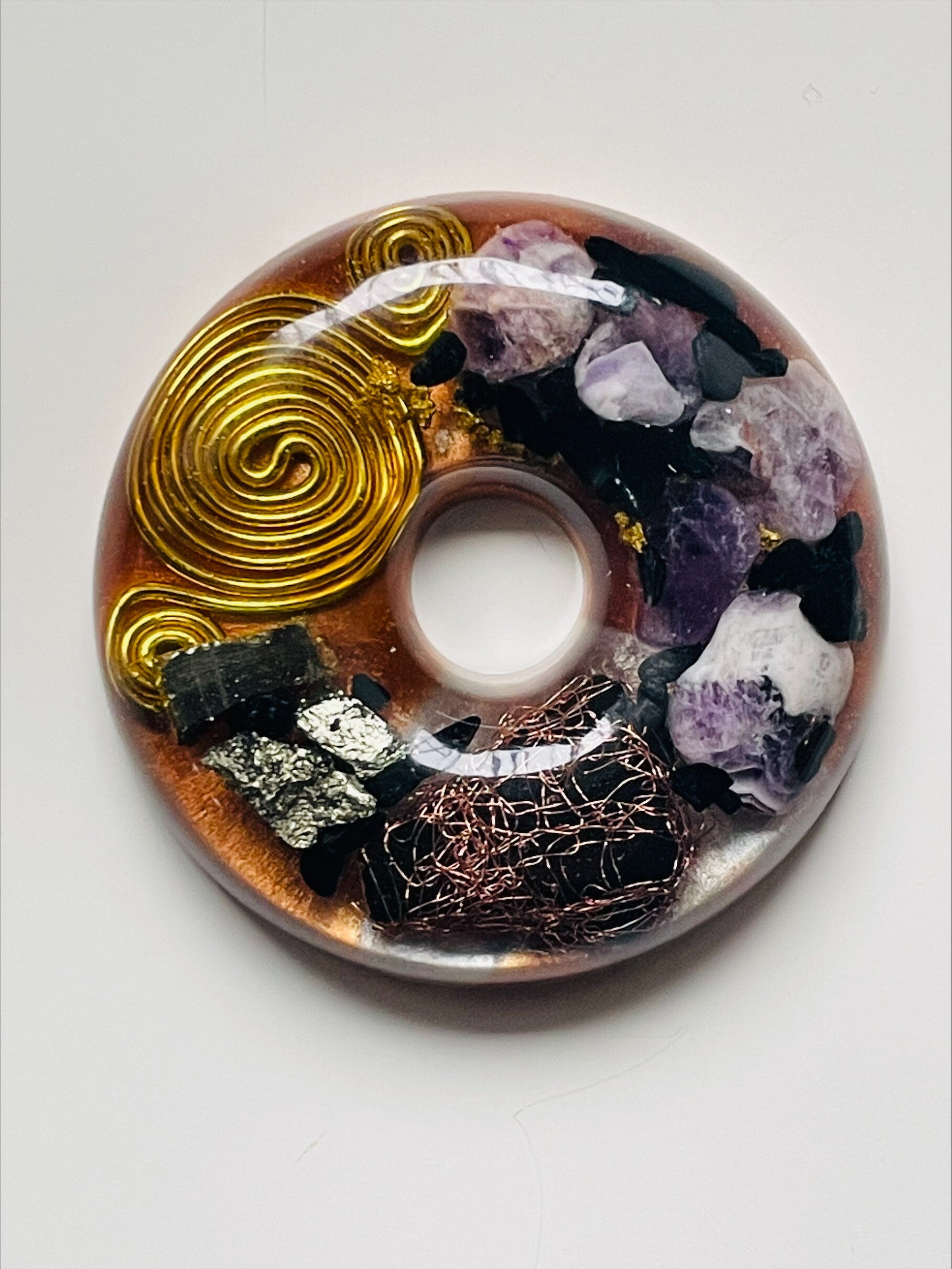 Orgonit Donut "Golden Trinity