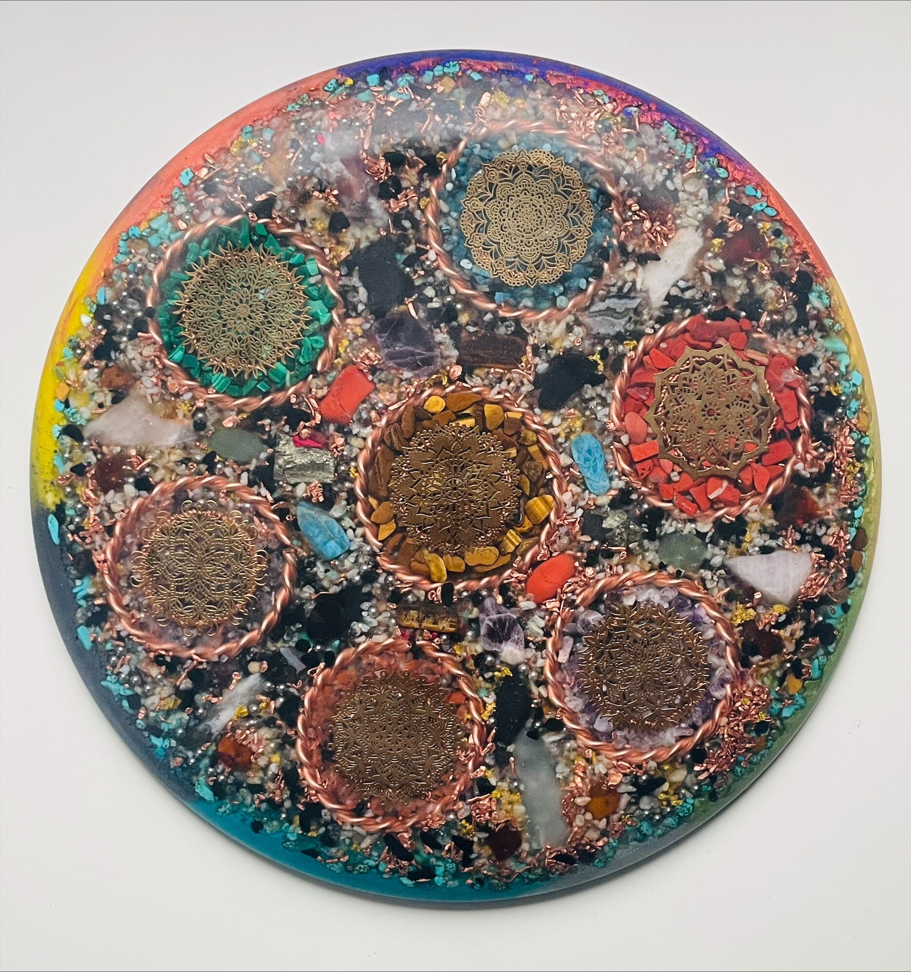 Orgonit Disk* Olympus Seven Rings