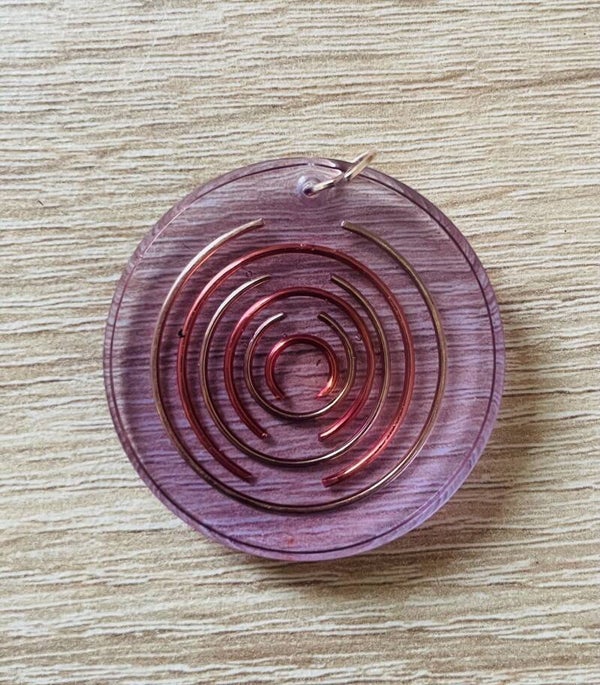 Orgonit Anhänger *Lila/Simply L - 4cm