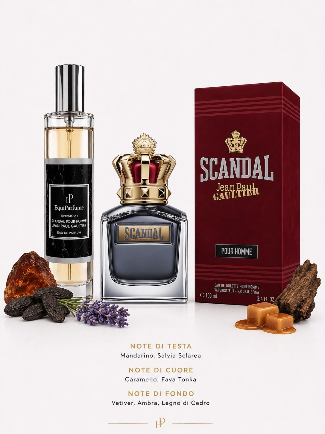 EP2005 - ISPIRATO A : SCANDAL POUR HOMME -  JEAN PAUL GAULTIER