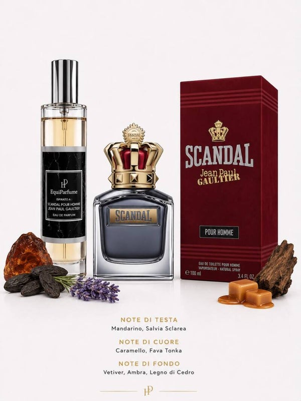 EP2005 - ISPIRATO A : SCANDAL POUR HOMME -  JEAN PAUL GAULTIER
