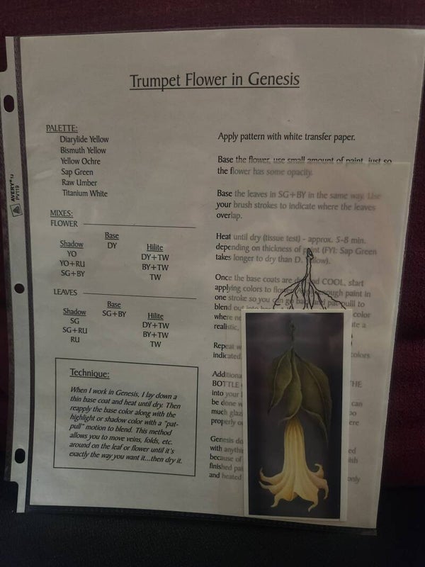 #84 - Trumpet Flower in genesis