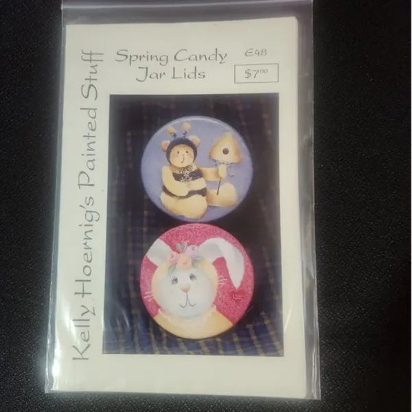 #74 - Spring Candy Jar Lids by Kelly Hoernig Pattern