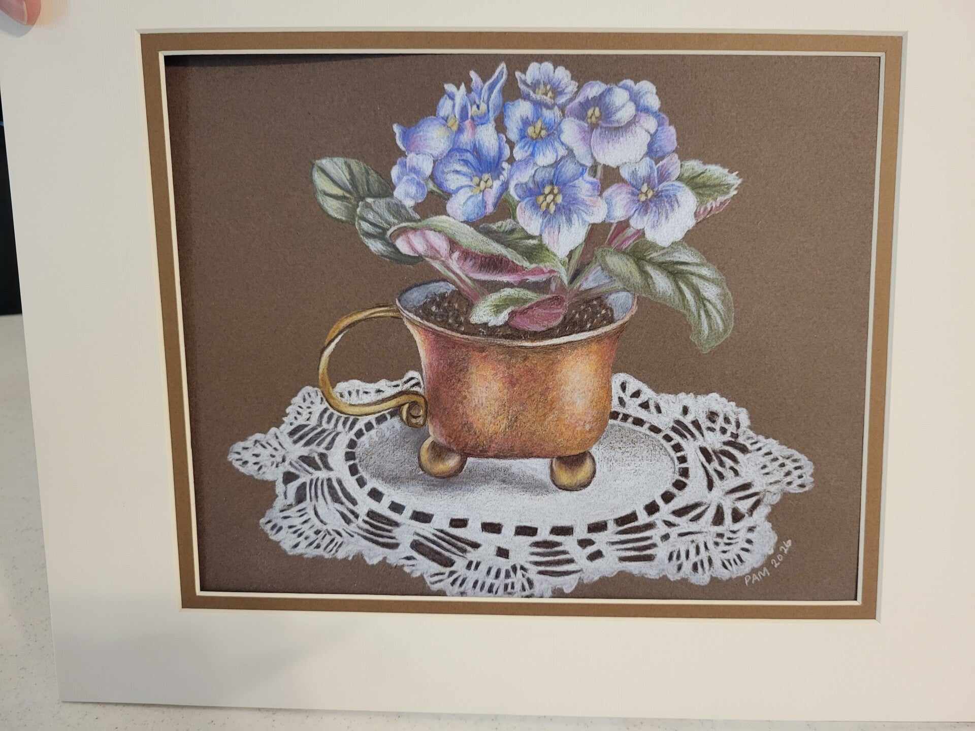 AFRICAN VIOLETS AND COPPER POT---NON-MEMBER FEE/ZOOM