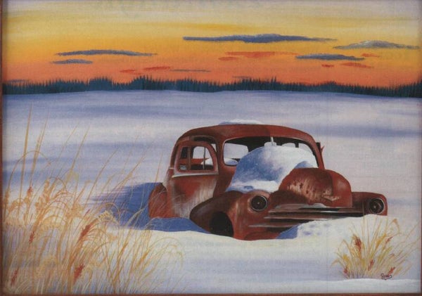 Friendship Day:" Old Abandoned" by Fonda Kopski - design by Sue Beckerton