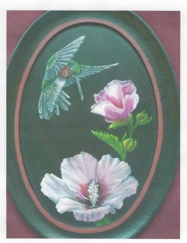 Tina Sue Norris Seminar - Day 2- Hummer & Hibiscus - Prisma Color Pencil on Wood - Intermediate (Non - Member Only)