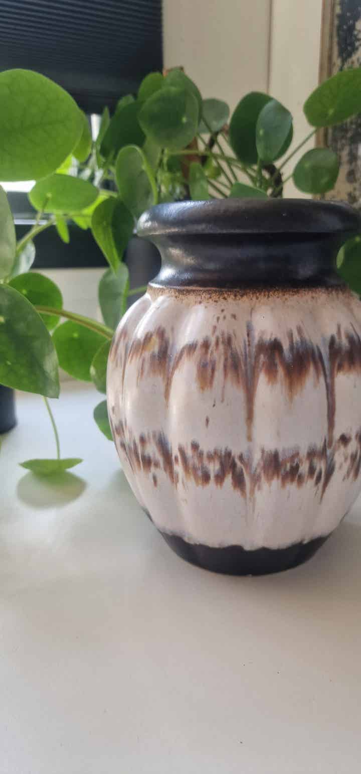 Pompoen vaas, West Germany Scheurig 20 cm