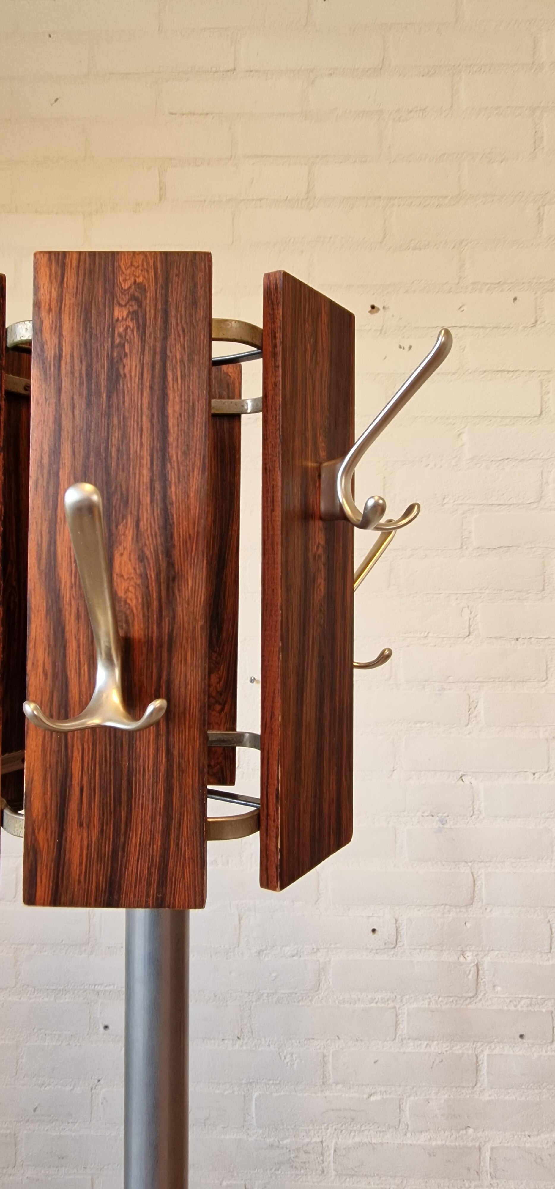 Unieke vintage staande kapstok - draaibaar