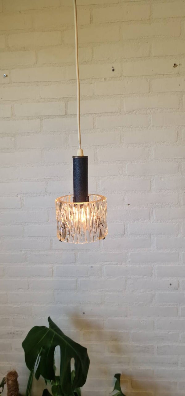 Vintage hanglampje - Ice glass