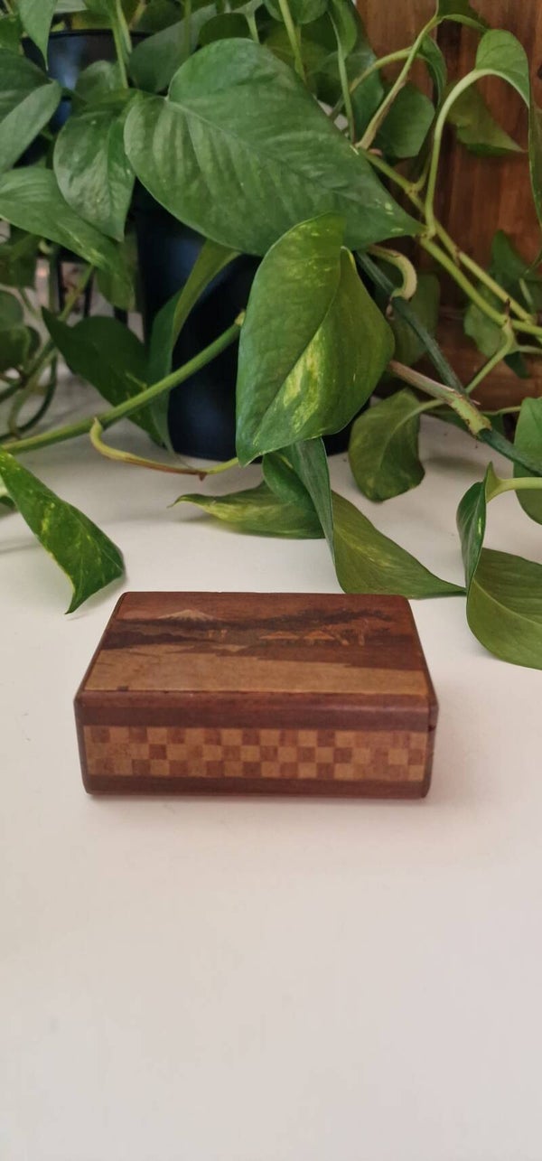 Unique Japans houten puzzeldoosje