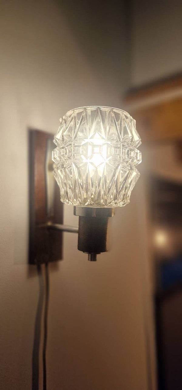 Vintage mid century wandlampje
