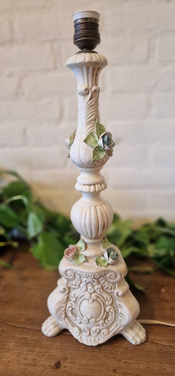 Brocante vloerlamp / tafellamp