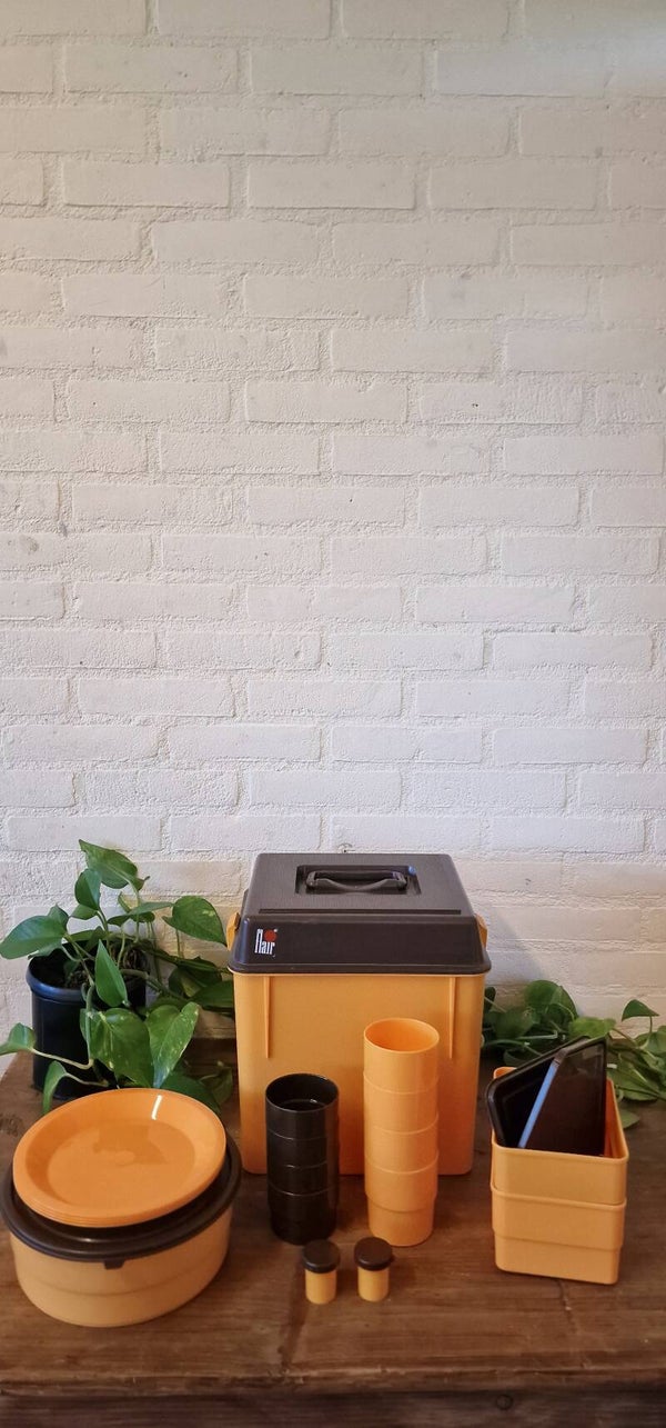 Vintage camping / picknick box, FLAIR