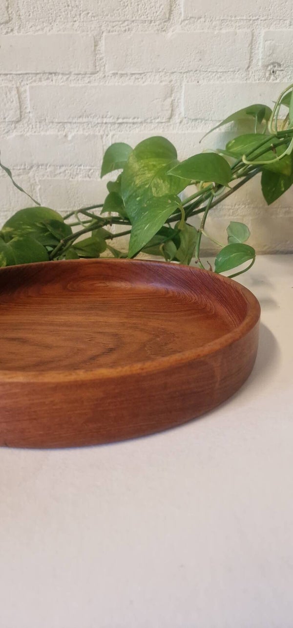 Vintage houten serveerschaal / kom