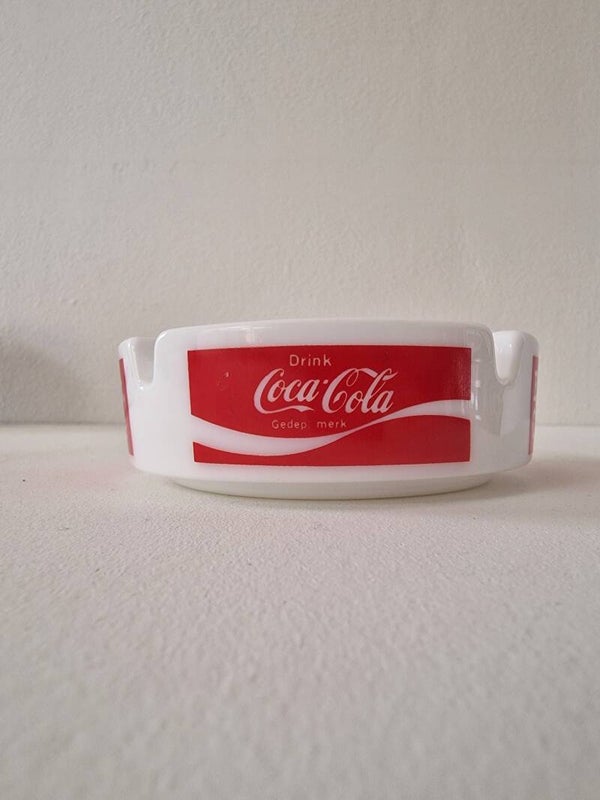 Vintage reclame asbak - Coca Cola – "Echt is Echt, Coke is Coke" - 1982