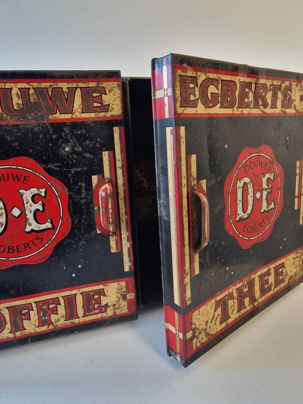 Vintage Industrieel Douwe Egberts Winkelkastje - Authentiek Patina - Jaren '50/'60