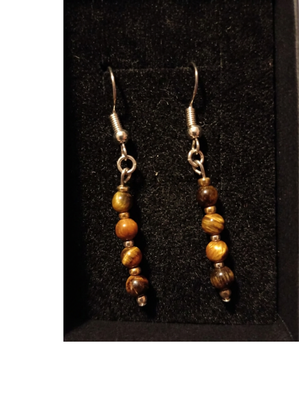 Tigerseye earrings
