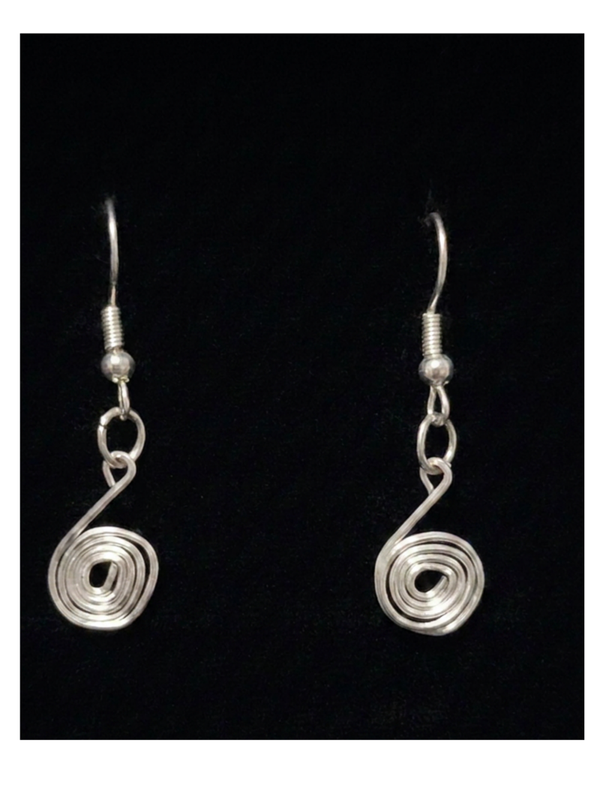 Sterling silver hooks with circle