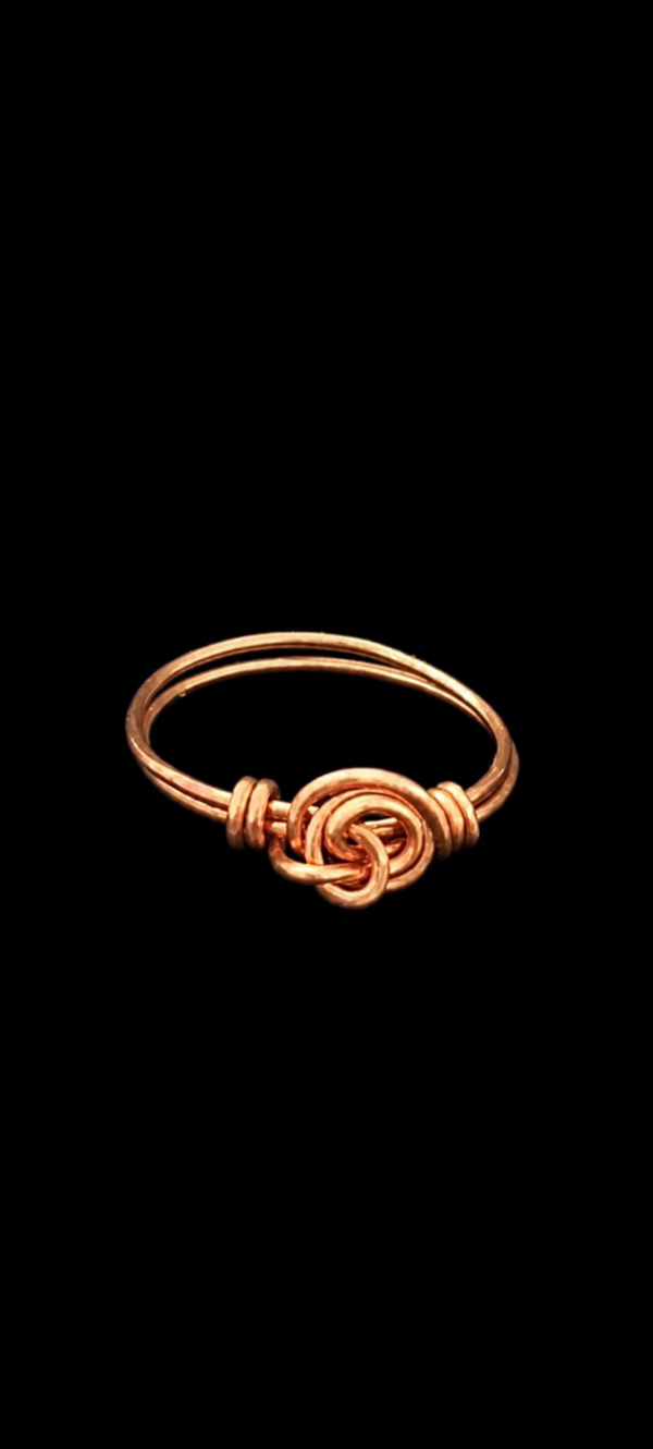 Hestia Copper Wired Ring