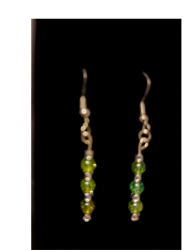 Earrings jade