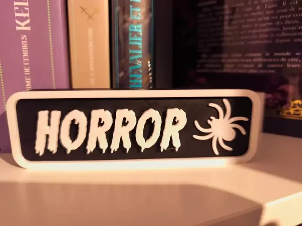 Plaque Décorative Horror