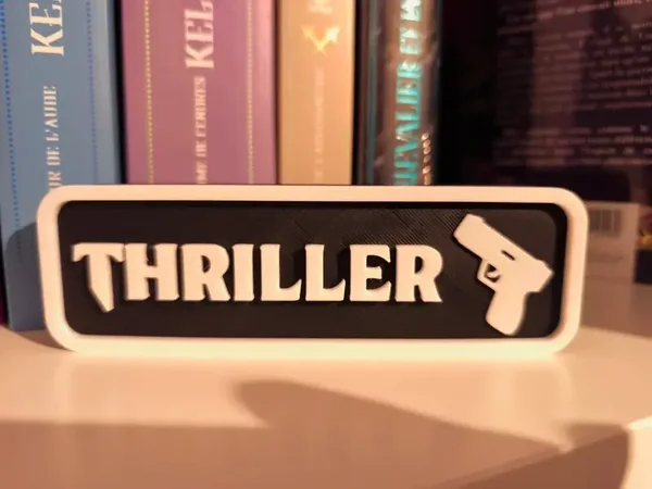 Plaque Décorative Thriller