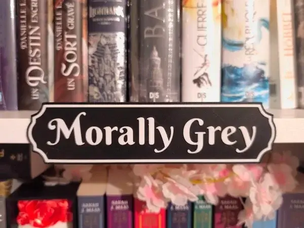 Plaque Morally Grey